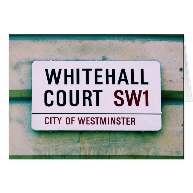 Panneau de la Cour de Whitehall - Ville de Westmin (Devant horizontal)
