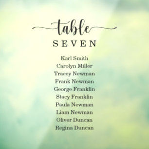 Panneau de la fenêtre Cling Rustic Mariage 