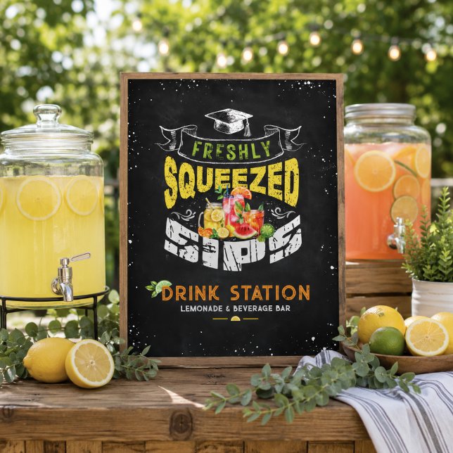 Panneau de la Station de Boissons Sips Fraîchement (Créateur téléchargé)