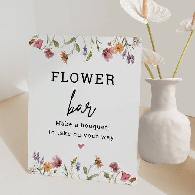 Panneau de la station de fleurs de fleurs sauvages (Créateur téléchargé)