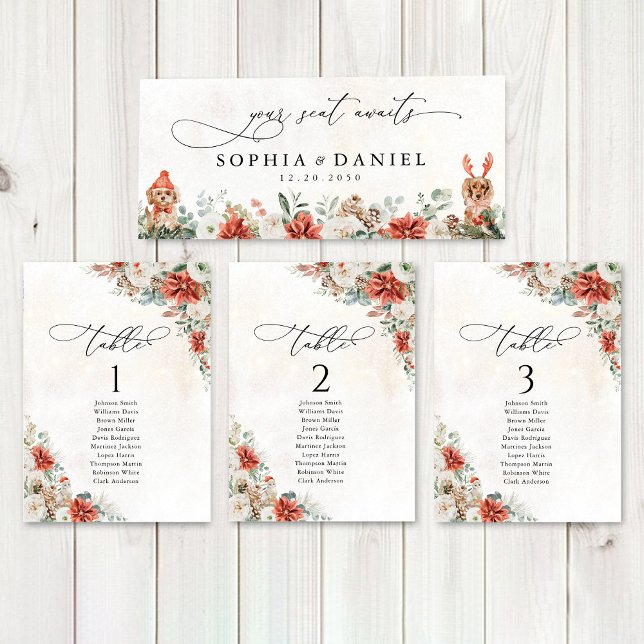 Panneau de la table de tête du Mariage de Pinecone (Créateur téléchargé)