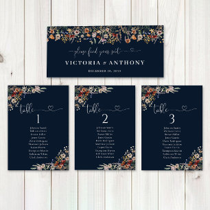 Panneau de la table de tête du Mariage Fleur sauva