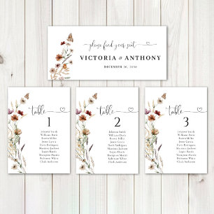 Panneau de la table de tête du Mariage minuscule F