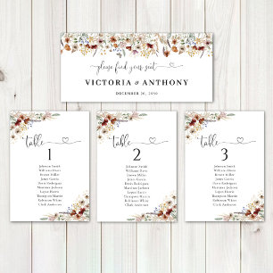 Panneau de la table de tête du Mariage minuscule F