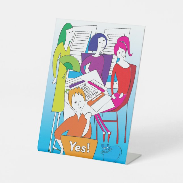 Panneau de la table Mah Jongg Yes (Recto)