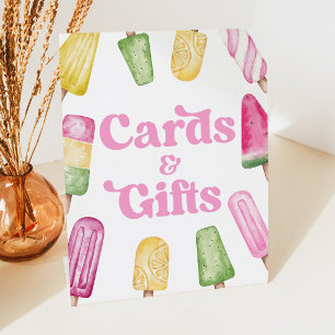 Panneau de la Table Pink Green Popsicice