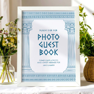Panneau de livre d'or photo pour événement d'Histo