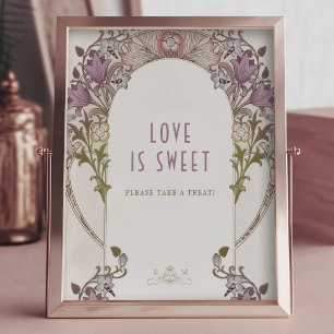 Panneau de livre d'or photo William Morris Lavande