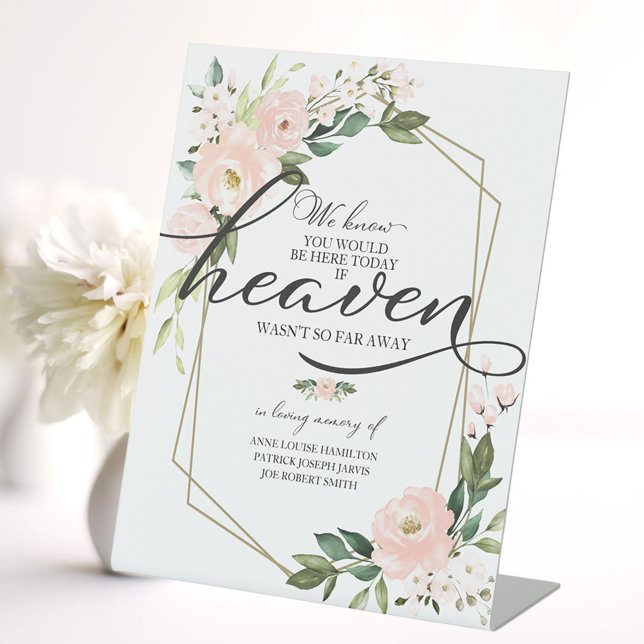 Panneau de mariage à la mémoire en souvenir aimant (Créateur téléchargé)