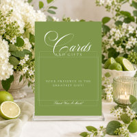 Panneau de mariage Cartes et Cadeaux Classiques Iv