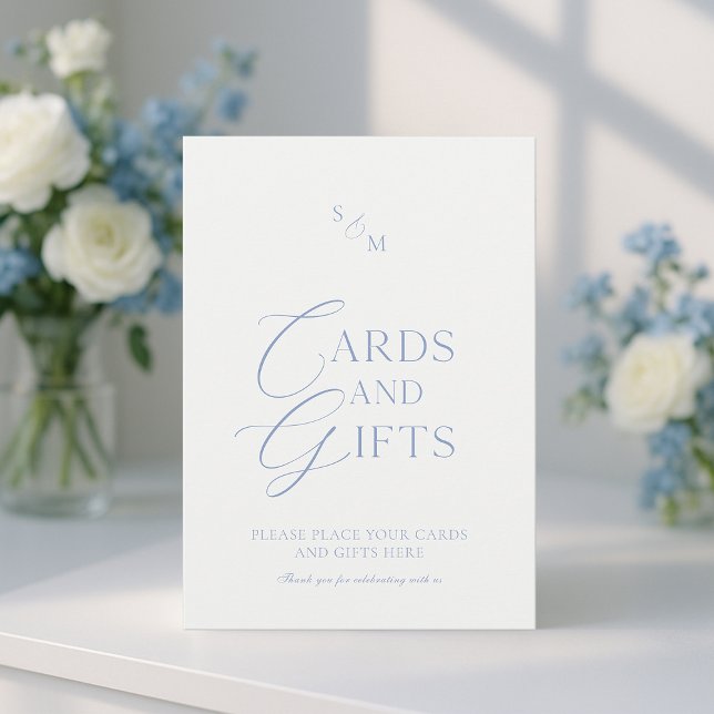 Panneau de mariage « Cartes et Cadeaux » en Beaux- (Créateur téléchargé)