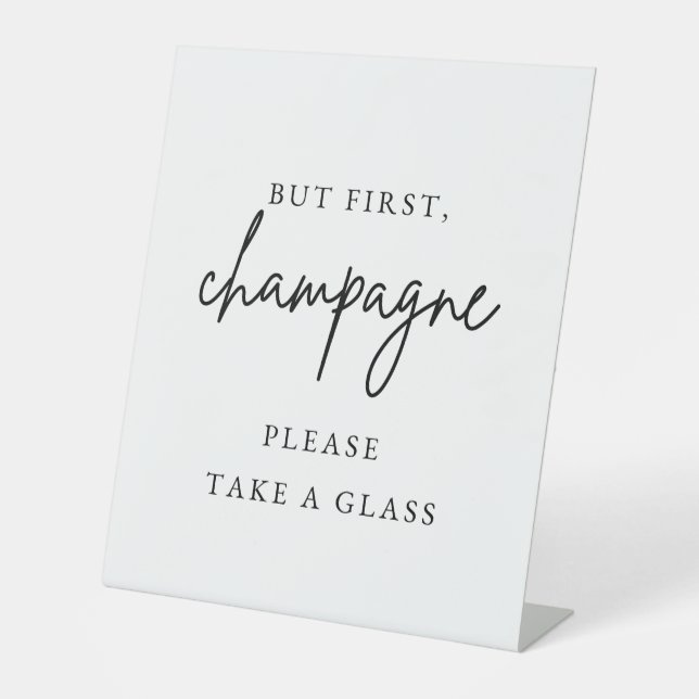 Panneau de mariage Champagne (Recto)