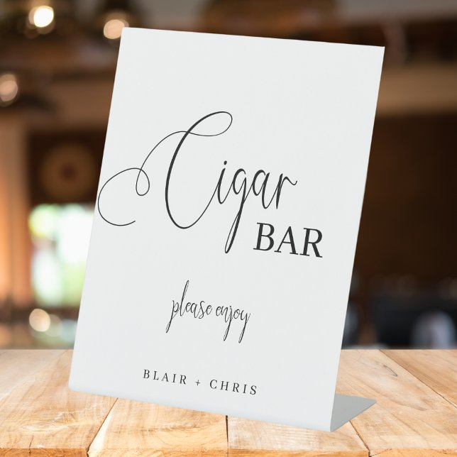 Panneau de mariage de salon de cigare de calligrap (Créateur téléchargé)