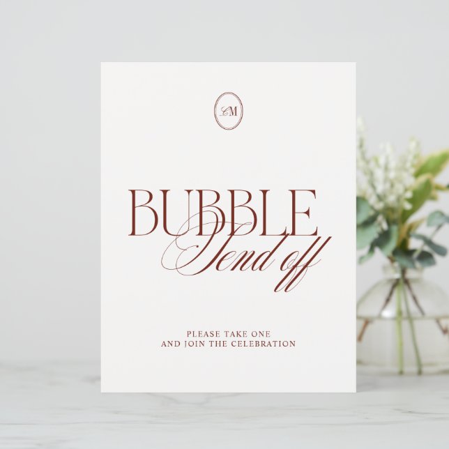 Panneau de mariage d'envoi de bulle en terre cuite (Debout devant)