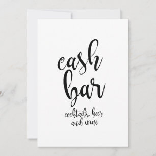 Panneau de mariage en calligraphie abordable pour 