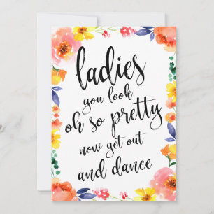 Panneau de mariage floral abordable pour dames sal