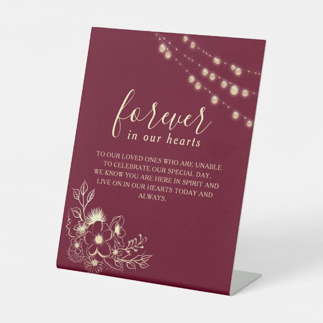 Panneau de mariage mémorial en Bourgogne (Recto)