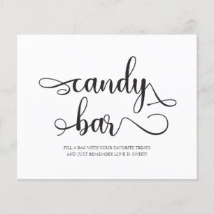 Panneau de Mariage minimaliste noir et blanc
