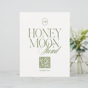 Panneau de mariage QR pour la caisse de lune de mi