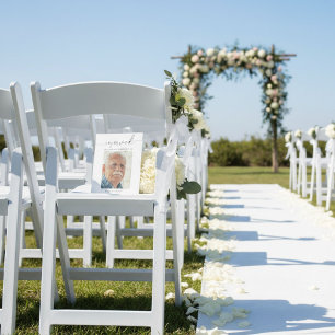 Panneau de mémorial réservé Signe de mariage de dé