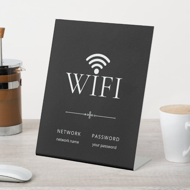 Panneau de mot de passe de réseau WiFi simple mode (In SItu)