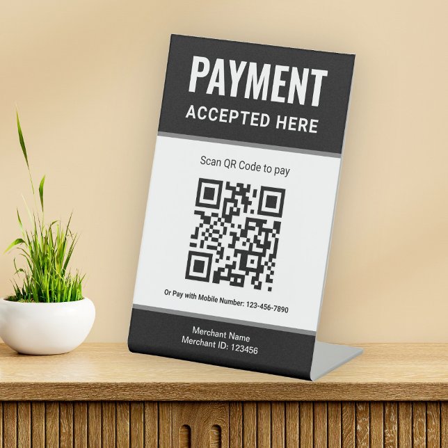 Panneau de paiement par code QR Scan to Pay du por (Créateur téléchargé)