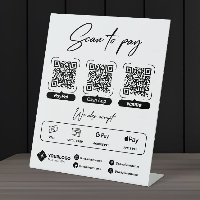 Panneau de paiement par QR Code Scan to Pay (Créateur téléchargé)