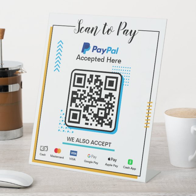 Panneau de paiement pour entreprise à scanner | Pa (In SItu)