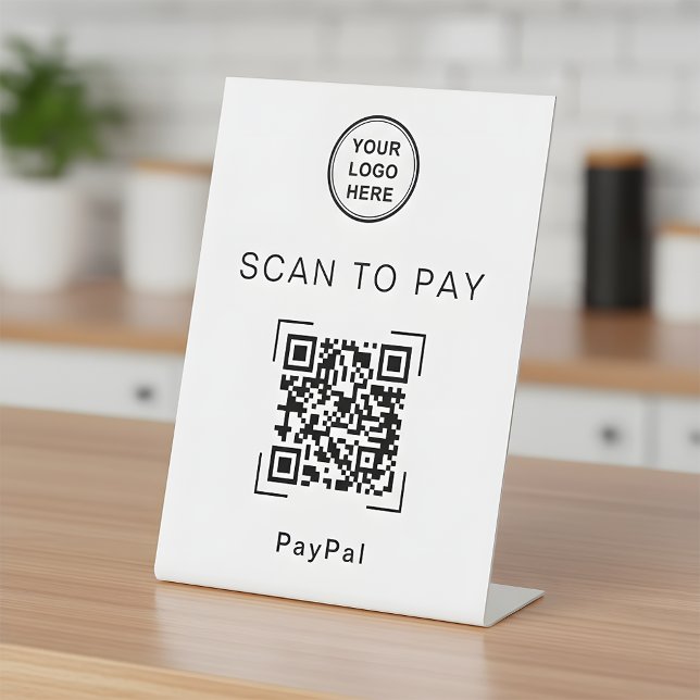 Panneau de paiement QR Code sur Pied pour les Entr (Créateur téléchargé)
