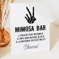 Panneau de Paix Jusqu'à la mort Do Us Party Mimosa