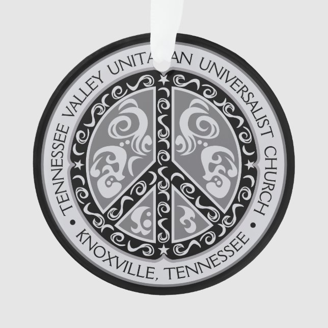 Panneau de Paix TVUC Miroir de voiture suspendu (devant)