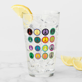 Panneau de Paix Verre à boire