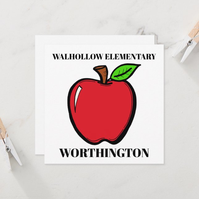 Panneau de petite porte, papeterie, invitation (Devant/Arrière en situation)