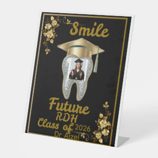 Panneau de photomaton de fin d'études d'hygiéniste