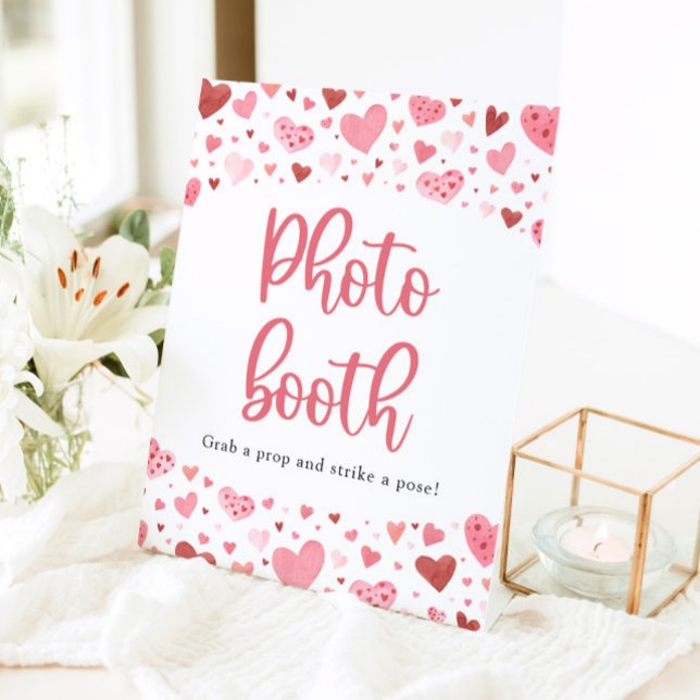 Panneau de Photomaton de la Saint-Valentin à coeur (Créateur téléchargé)