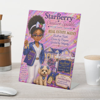 Panneau de piédestal d'agent immobilier StarBerry