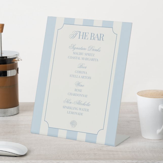 Panneau de piédestal de menu de bar pour enterreme (In SItu)