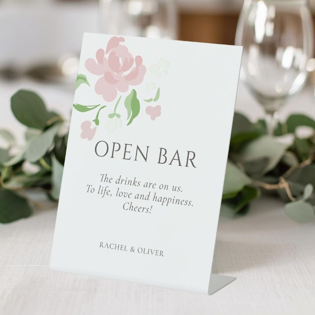 Panneau de piédestal de table de mariage à bar ouv (Créateur téléchargé)