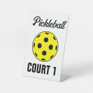 Panneau de piédestal de terrain à pickleball perso