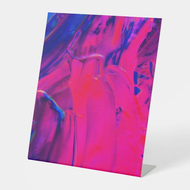 Panneau de piédestal en plastique 10"X12" (Recto)