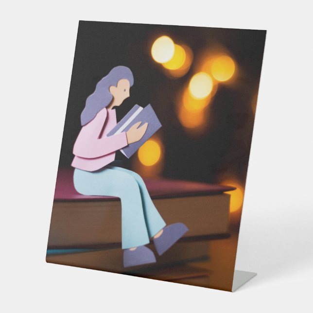 Panneau de piédestal en plastique 10"X12" (Recto)