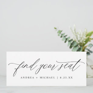 Panneau de Plan de Table de Mariage Trouvez Votre
