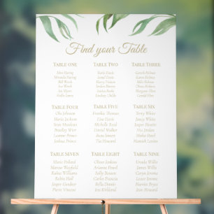 Panneau de plan de table en acrylique texte or feu
