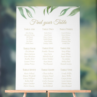 Panneau de plan de table en acrylique texte or feu