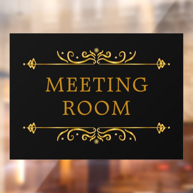 Panneau de porte minimal noir et or adhésif pour f (Feuille 2)