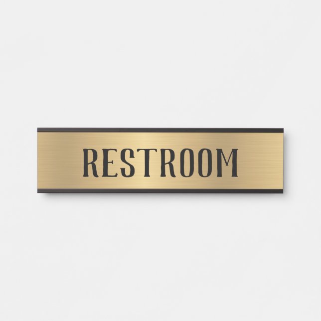 Panneau de porte suspendu pour toilettes Plaque de (Devant)