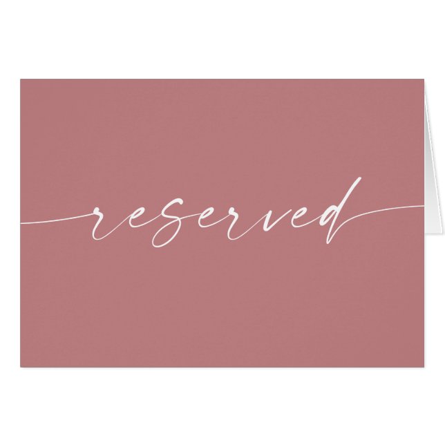 Panneau de réservation de mariage écriture moderne (Devant Horizontal)