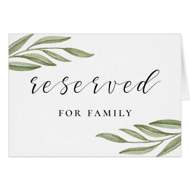 Panneau de réservation de mariage en calligraphie  (Devant Horizontal)