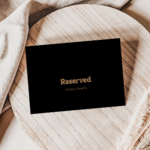 Panneau de réservation de mariage minimal classiqu