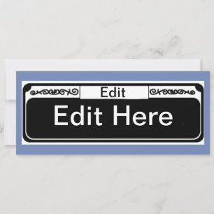 Panneau de rue de la Nouvelle-Orléans vide